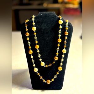 Pebbles on the beach look necklace